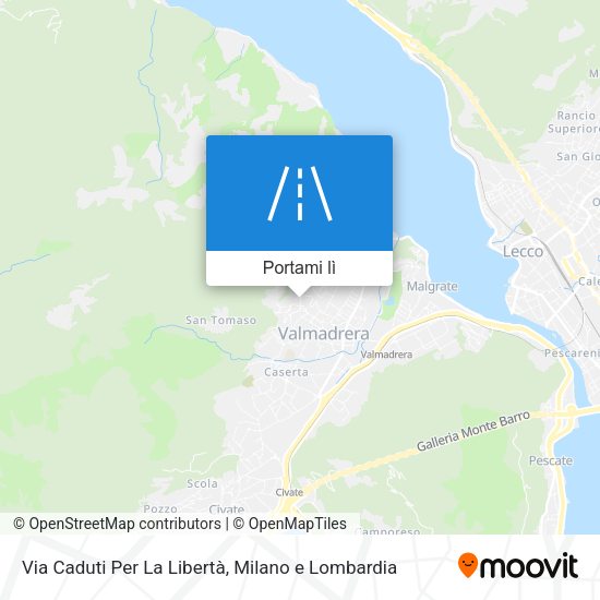 Mappa Via Caduti Per La Libertà
