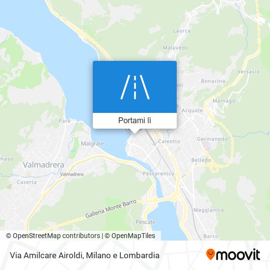 Mappa Via Amilcare Airoldi