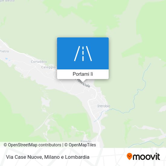 Mappa Via Case Nuove