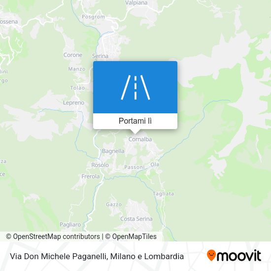 Mappa Via Don Michele Paganelli