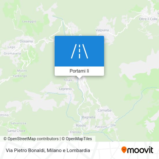 Mappa Via Pietro Bonaldi