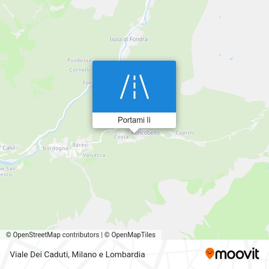 Mappa Viale Dei Caduti