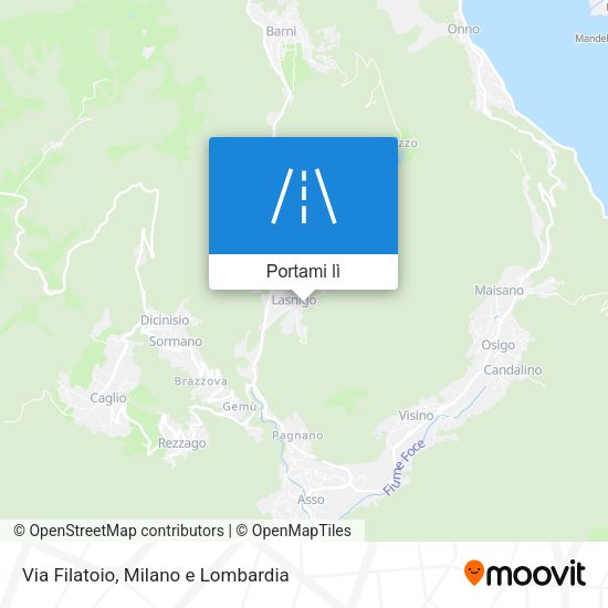 Mappa Via Filatoio