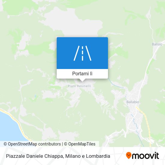 Mappa Piazzale Daniele Chiappa