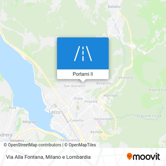 Mappa Via Alla Fontana