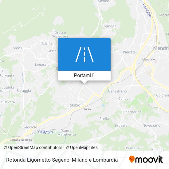 Mappa Rotonda Ligornetto Segeno