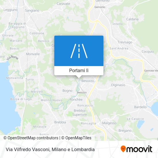 Mappa Via Vilfredo Vasconi