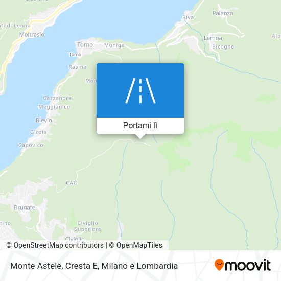 Mappa Monte Astele, Cresta E