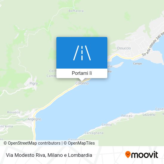 Mappa Via Modesto Riva
