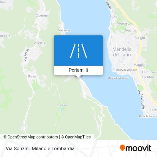Mappa Via Sonzini
