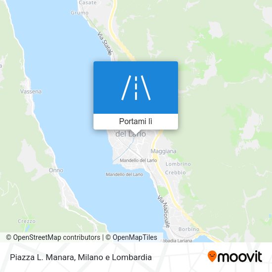 Mappa Piazza L. Manara