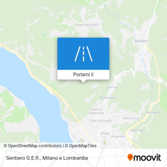 Mappa Sentiero G.E.R.