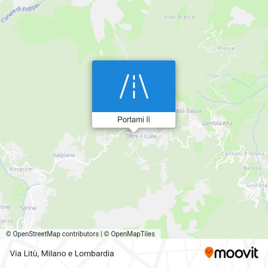 Mappa Via Litù