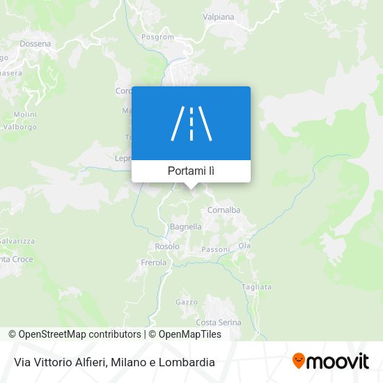 Mappa Via Vittorio Alfieri