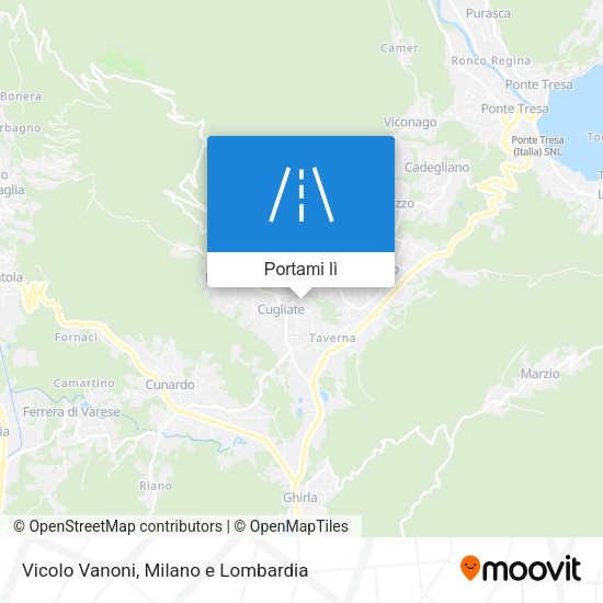 Mappa Vicolo Vanoni