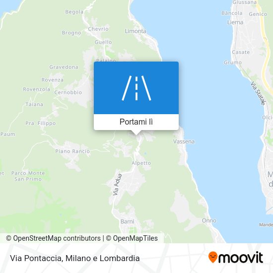 Mappa Via Pontaccia