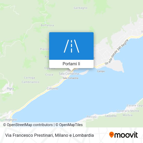 Mappa Via Francesco Prestinari