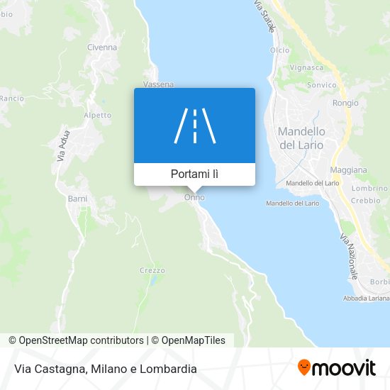 Mappa Via Castagna