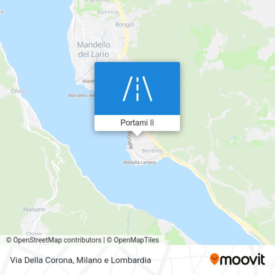 Mappa Via Della Corona