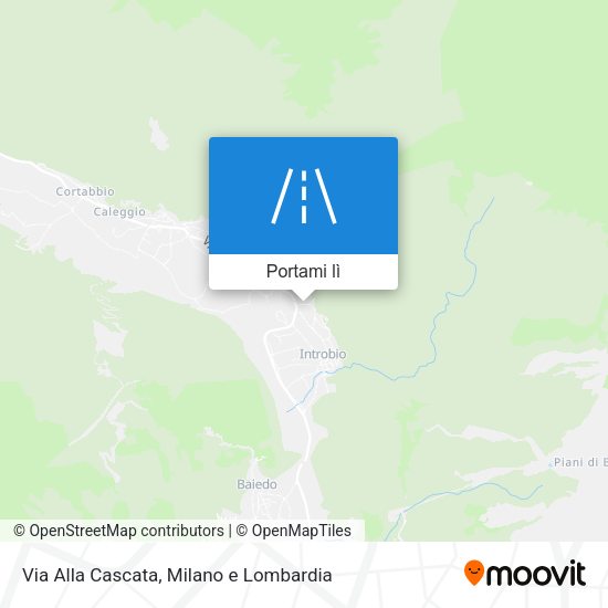 Mappa Via Alla Cascata