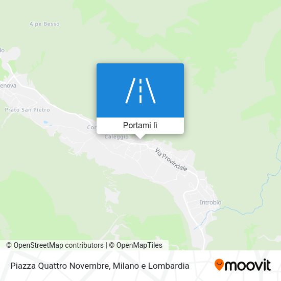 Mappa Piazza Quattro Novembre