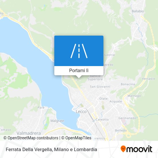 Mappa Ferrata Della Vergella