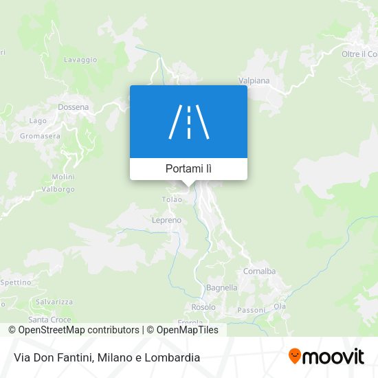 Mappa Via Don Fantini