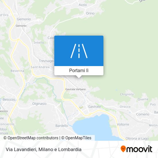 Mappa Via Lavandieri
