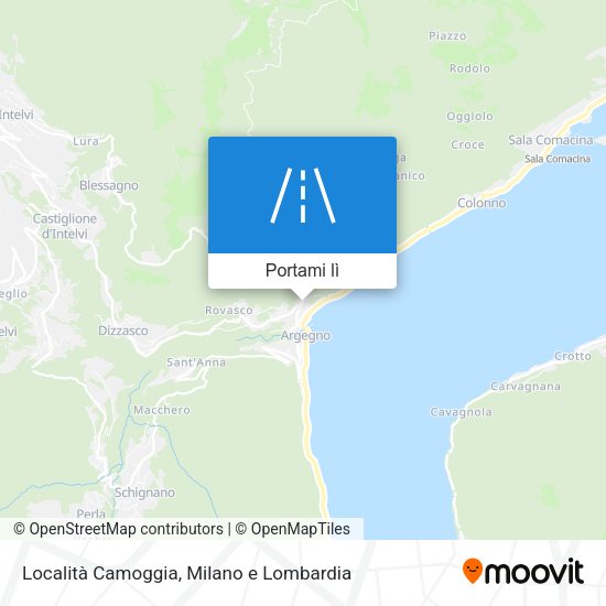 Mappa Località Camoggia