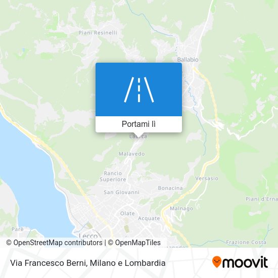 Mappa Via Francesco Berni
