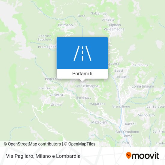 Mappa Via Pagliaro