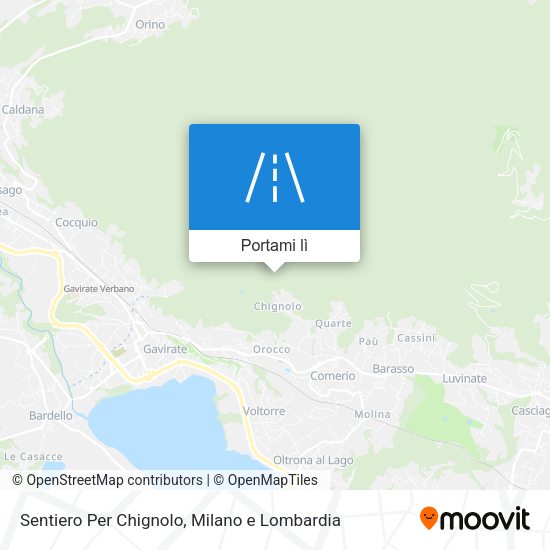 Mappa Sentiero Per Chignolo