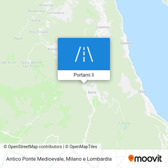 Mappa Antico Ponte Medioevale
