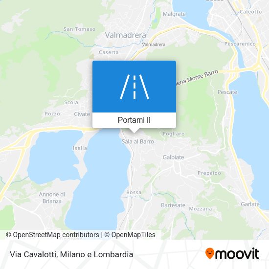 Mappa Via Cavalotti
