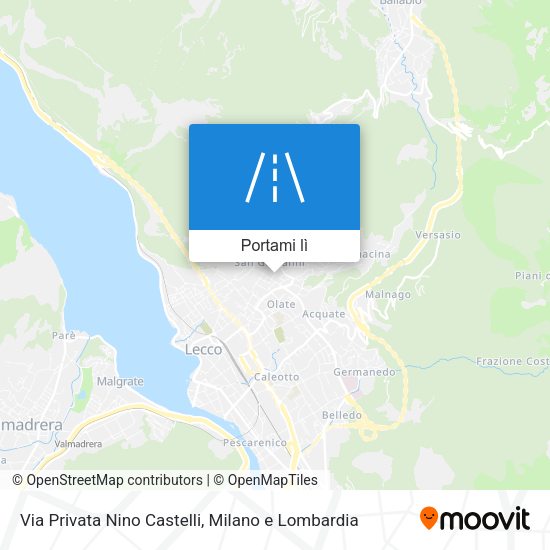 Mappa Via Privata Nino Castelli