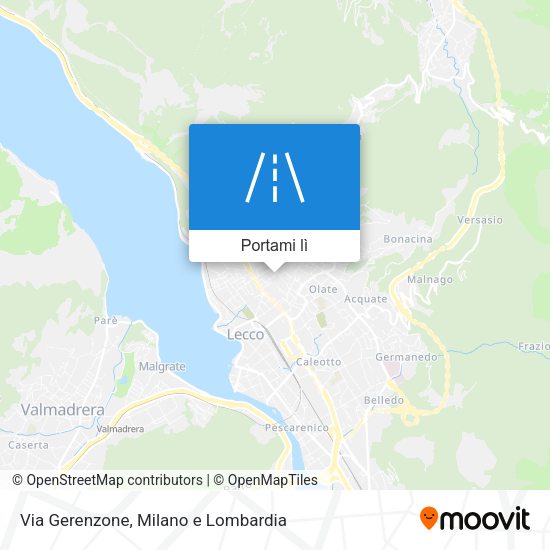 Mappa Via Gerenzone