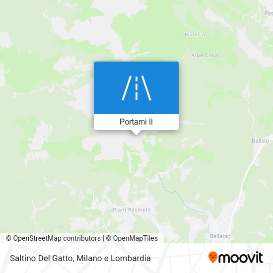 Mappa Saltino Del Gatto