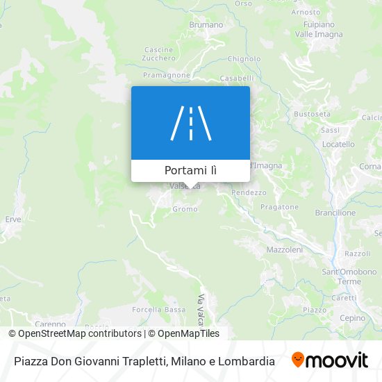 Mappa Piazza Don Giovanni Trapletti