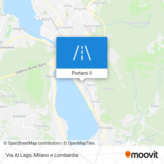 Mappa Via Al Lago