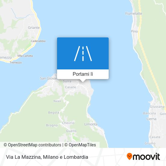 Mappa Via La Mazzina