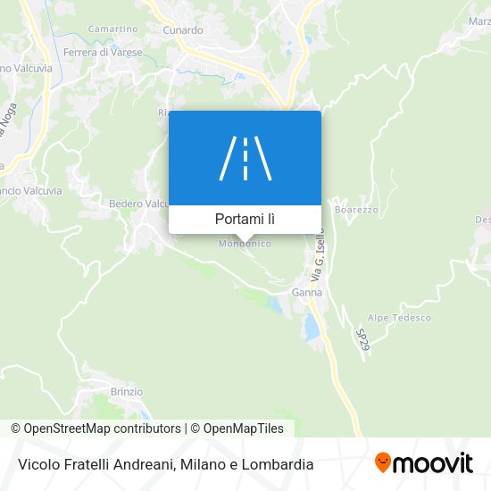 Mappa Vicolo Fratelli Andreani