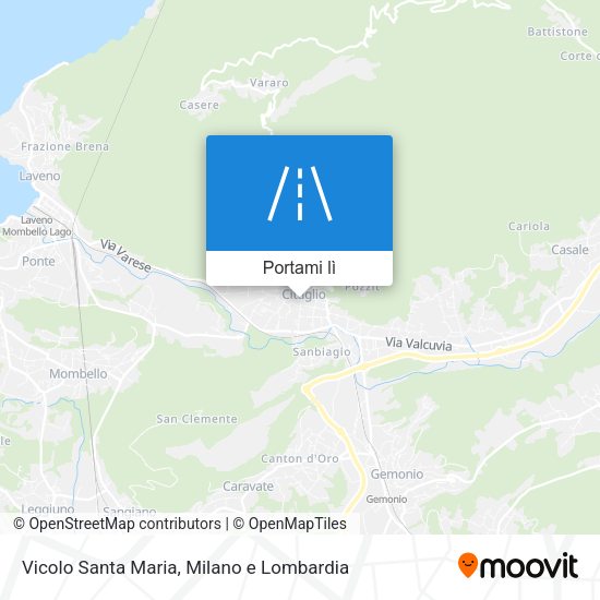 Mappa Vicolo Santa Maria