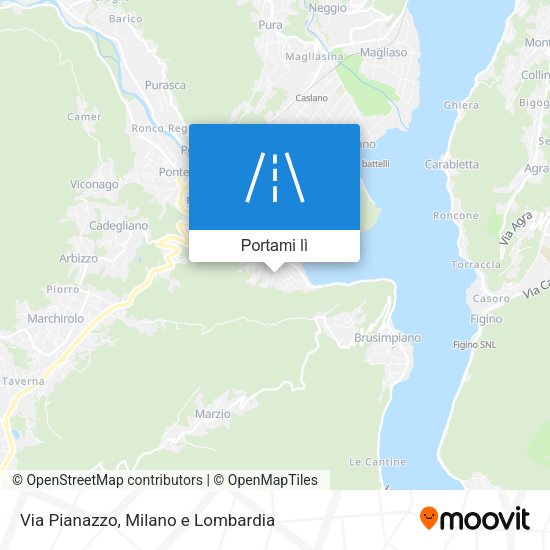 Mappa Via Pianazzo