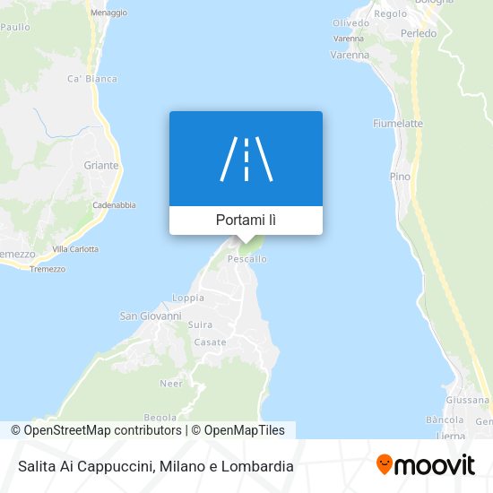 Mappa Salita Ai Cappuccini
