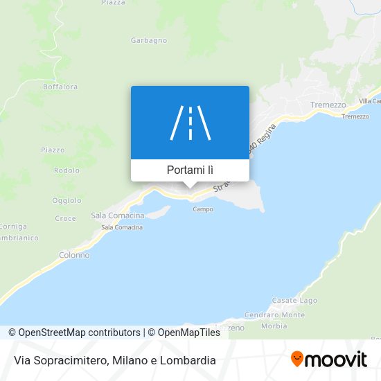 Mappa Via Sopracimitero