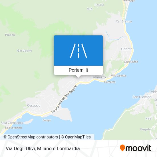 Mappa Via Degli Ulivi