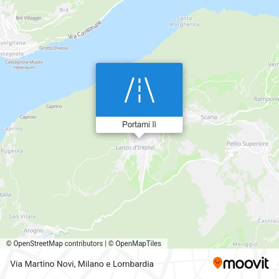 Mappa Via Martino Novi
