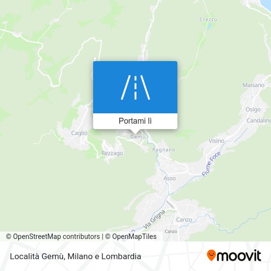 Mappa Località Gemù
