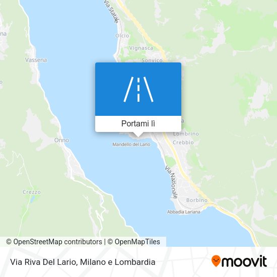 Mappa Via Riva Del Lario
