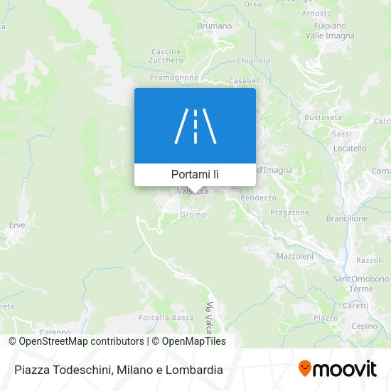Mappa Piazza Todeschini